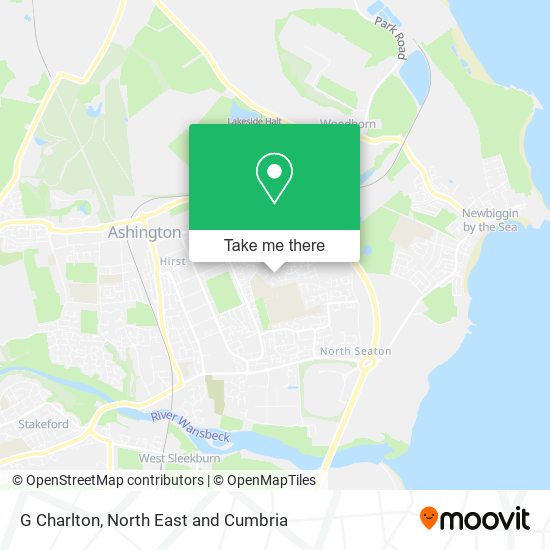 G Charlton map