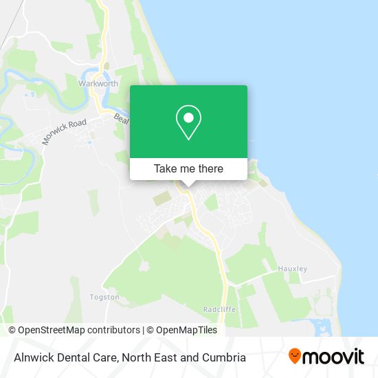 Alnwick Dental Care map