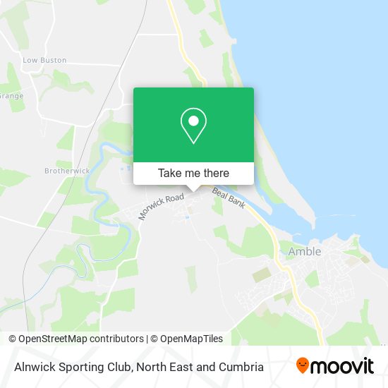 Alnwick Sporting Club map