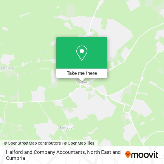 Halford and Company Accountants map