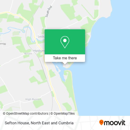 Sefton House map