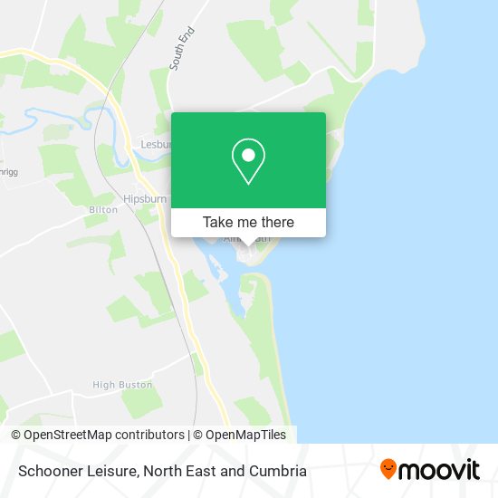 Schooner Leisure map