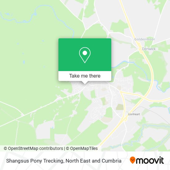Shangsus Pony Trecking map