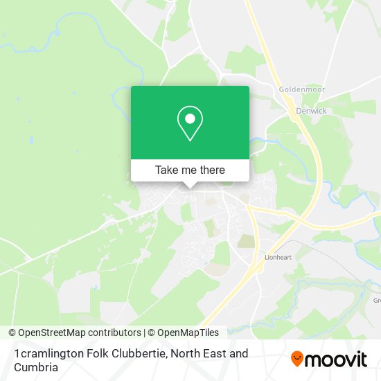 1cramlington Folk Clubbertie map