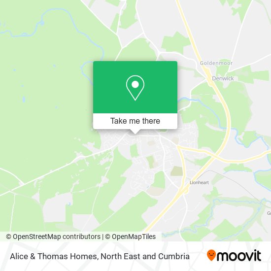 Alice & Thomas Homes map