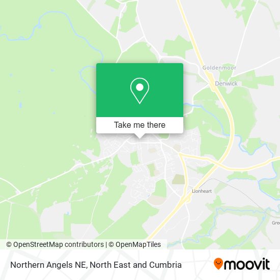Northern Angels NE map