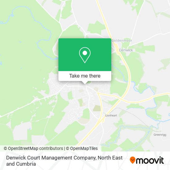 Denwick Court Management Company map