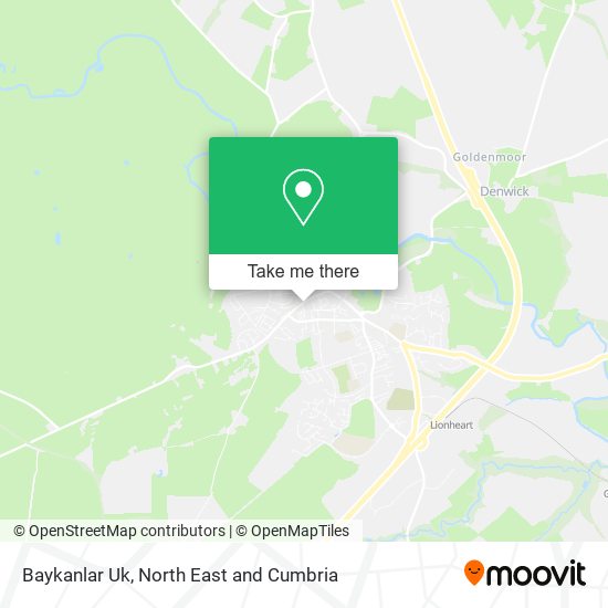 Baykanlar Uk map