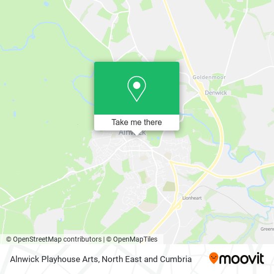 Alnwick Playhouse Arts map