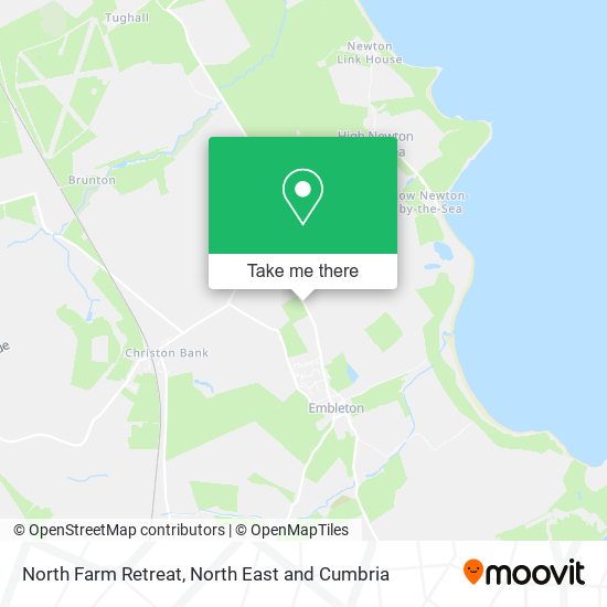 North Farm Retreat map