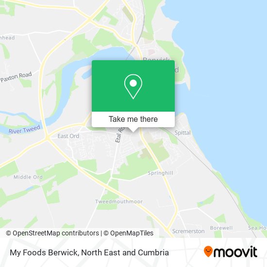 My Foods Berwick map