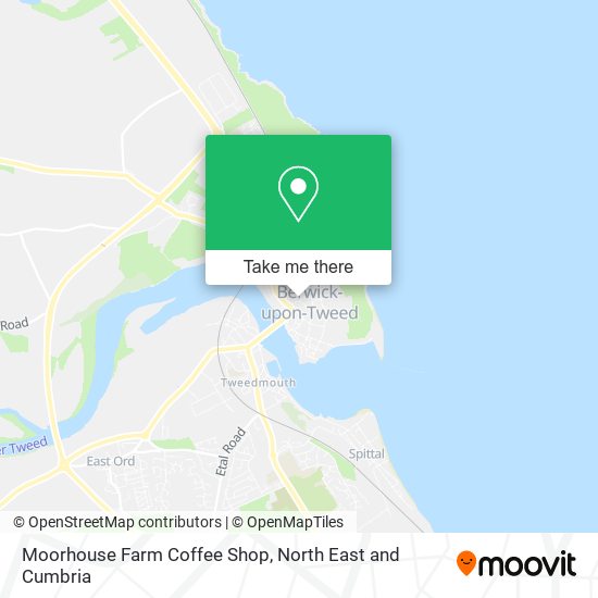 Moorhouse Farm Coffee Shop map