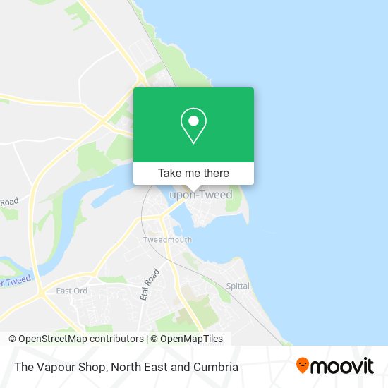 The Vapour Shop map
