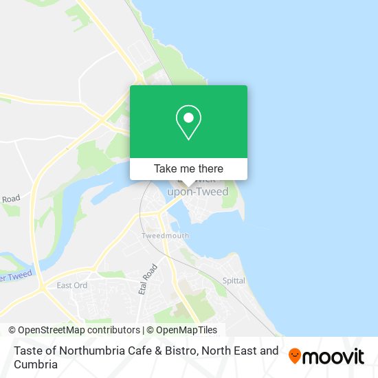 Taste of Northumbria Cafe & Bistro map
