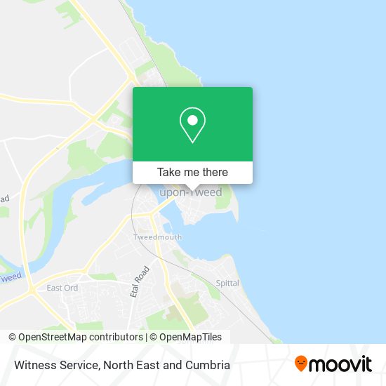 Witness Service map