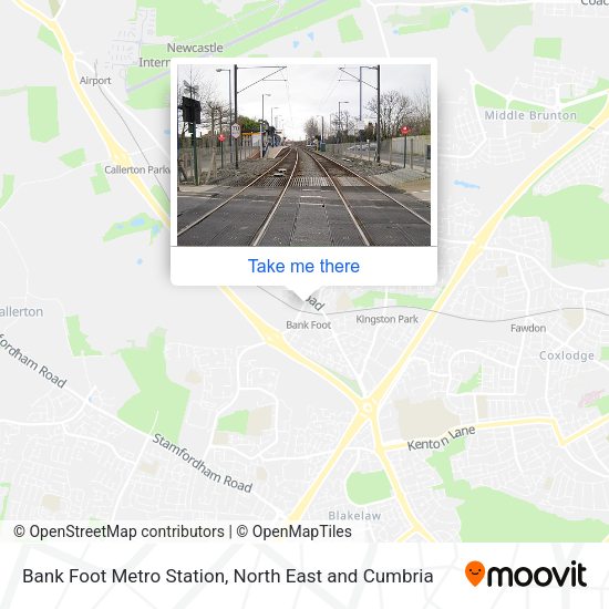 Bank Foot Metro Station map