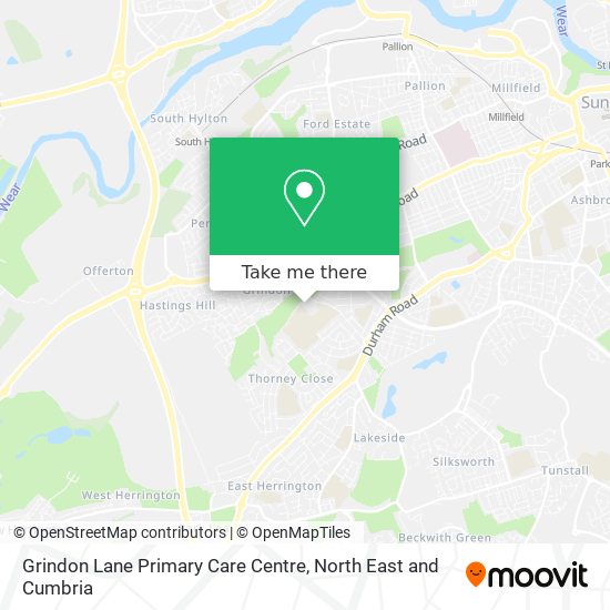 Grindon Lane Primary Care Centre map
