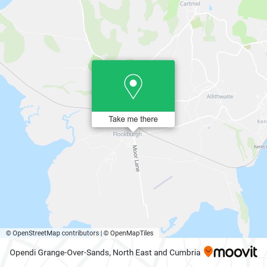 Opendi Grange-Over-Sands map