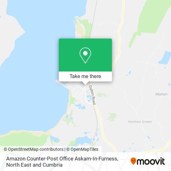 Amazon Counter-Post Office Askam-In-Furness map
