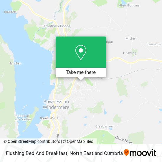 Flushing Bed And Breakfast map