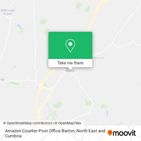 Amazon Counter-Post Office Barton map