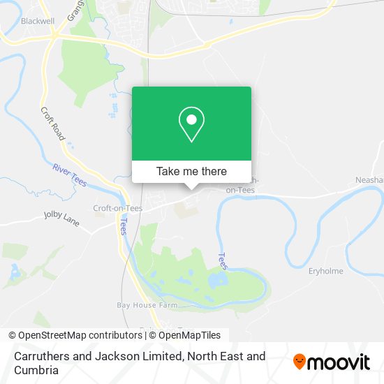 Carruthers and Jackson Limited map