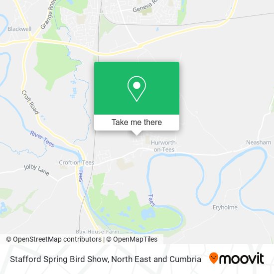 Stafford Spring Bird Show map