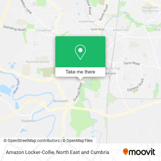 Amazon Locker-Collie map