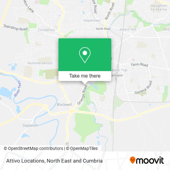 Attivo Locations map