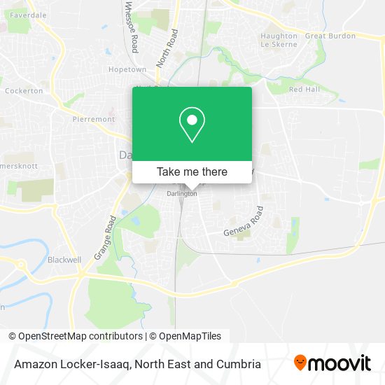 Amazon Locker-Isaaq map