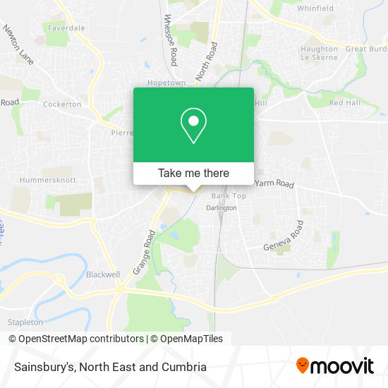 Sainsbury's map