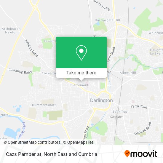 Cazs Pamper at map