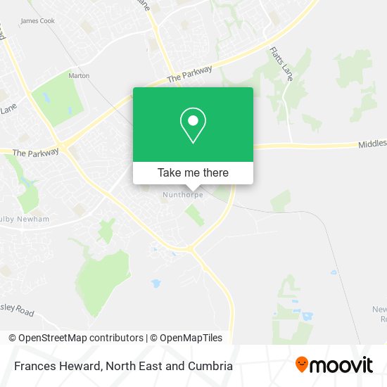 Frances Heward map
