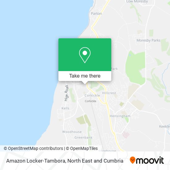 Amazon Locker-Tambora map
