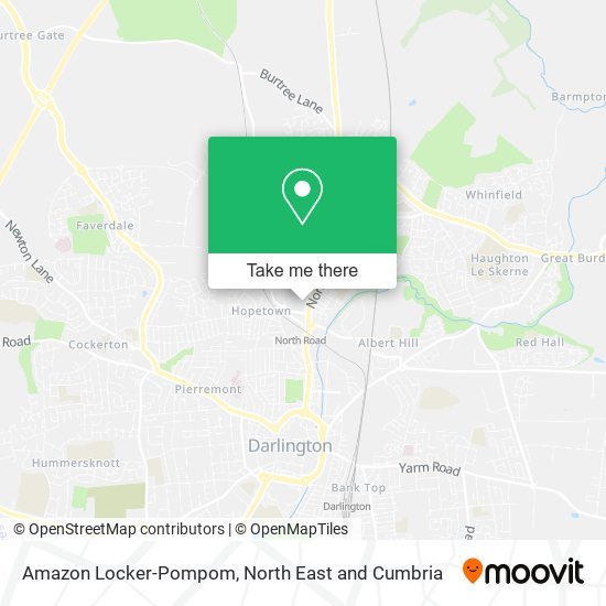 Amazon Locker-Pompom map
