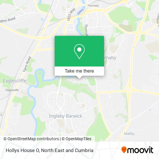 Hollys House O map