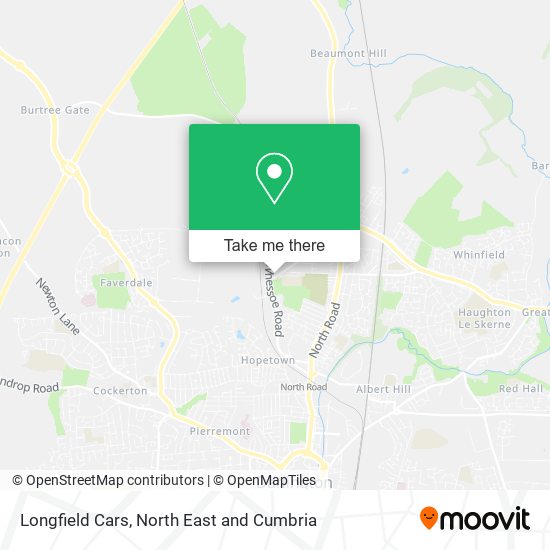 Longfield Cars map