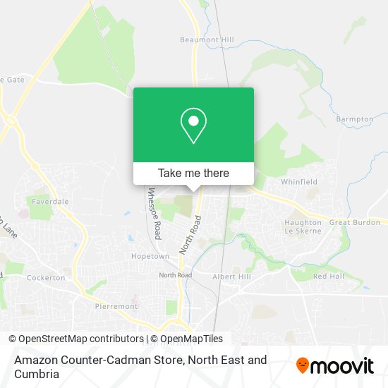 Amazon Counter-Cadman Store map
