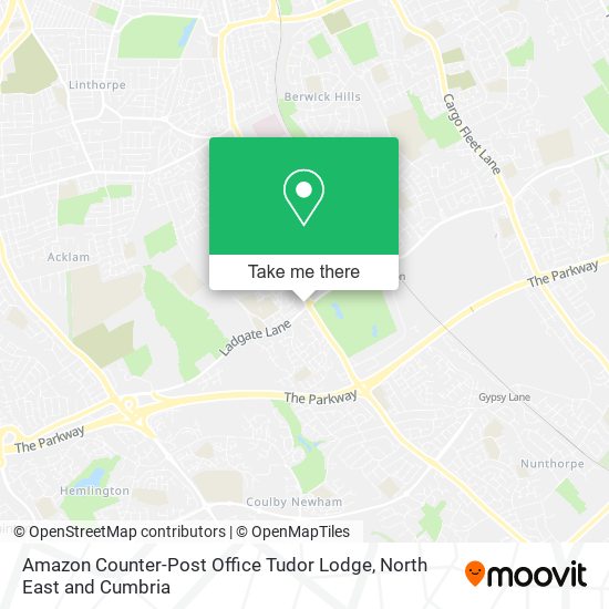 Amazon Counter-Post Office Tudor Lodge map