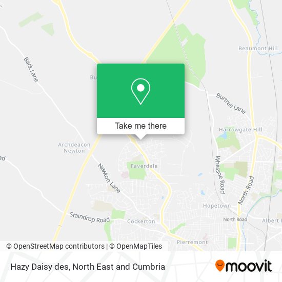 Hazy Daisy des map