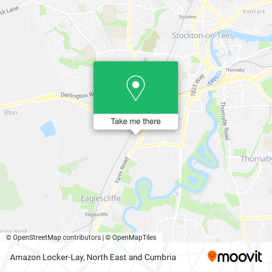 Amazon Locker-Lay map