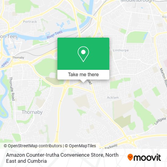 Amazon Counter-Irutha Convenience Store map