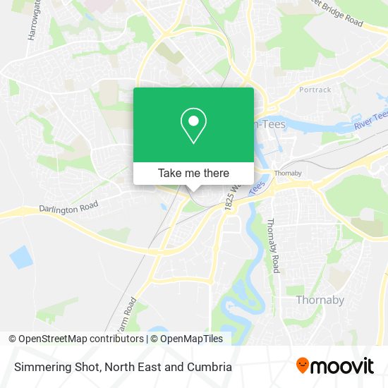 Simmering Shot map
