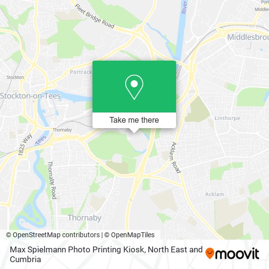 Max Spielmann Photo Printing Kiosk map