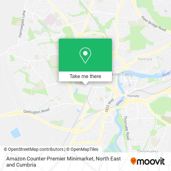 Amazon Counter-Premier Minimarket map