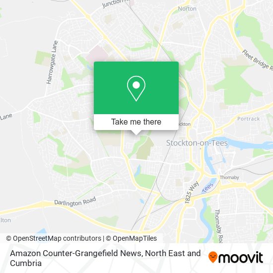 Amazon Counter-Grangefield News map