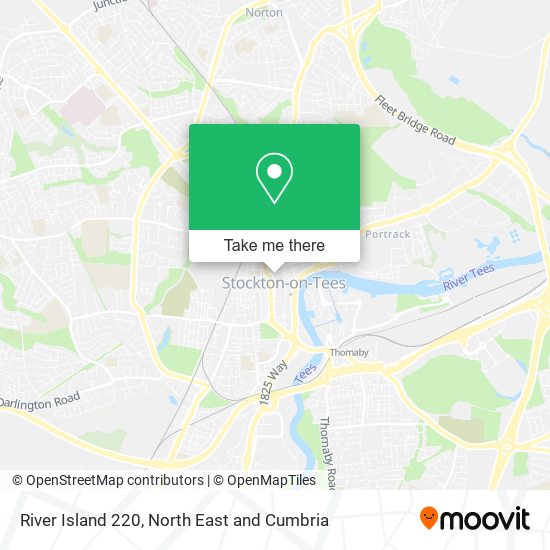 River Island 220 map