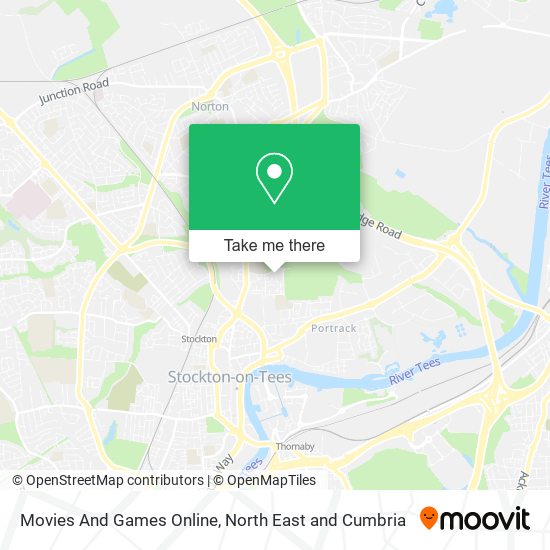Movies And Games Online map