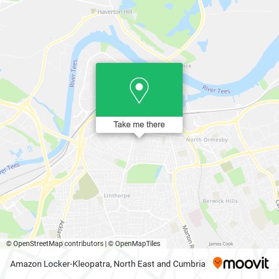 Amazon Locker-Kleopatra map
