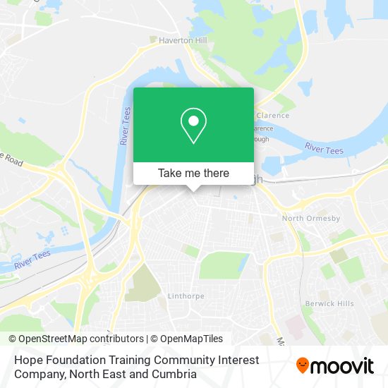 Hope Foundation Training Community Interest Company map